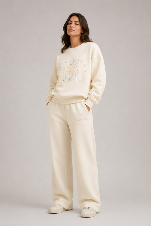 Specialty Happy Girl Crewneck + Sweatpants