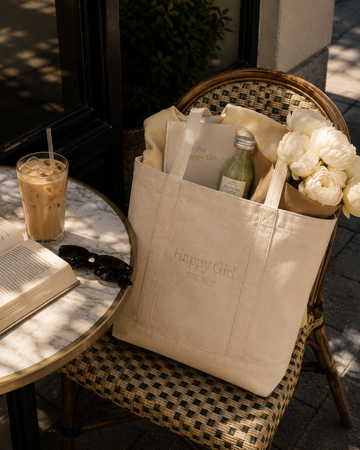 Happy Girl Tote Bag