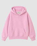 Women's oversized pullover hoodie in powder pink