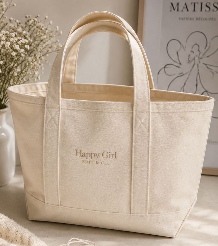 Happy Girl Tote Bag