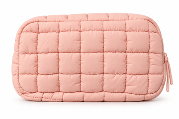 Blush Cloud Puffer Cosmetic Bag