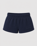 Women's sweat shorts in navy