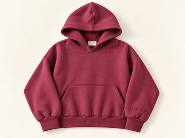 Women's Oversized Pullover Hoodie – Mulberry Wine