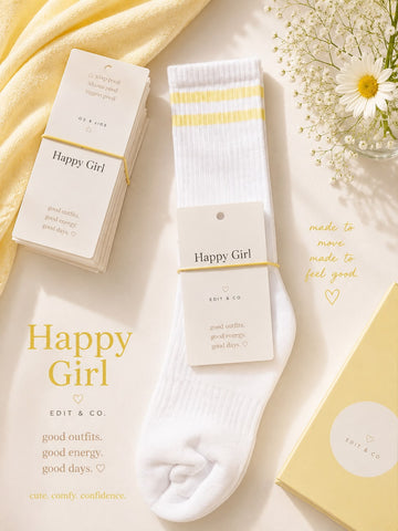 SOCKS Yellow Stitch