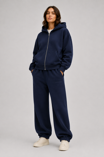 Zip Up Hoodie + Joggers  Navy