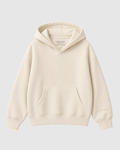 Women's oversized pullover hoodie in cream