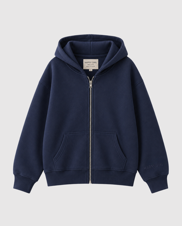 ZIP UP HOODIE Navy